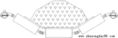 皮帶輸送機托輥組應用效果圖