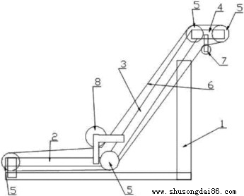 砂石專用擋邊皮帶輸送機布置圖
